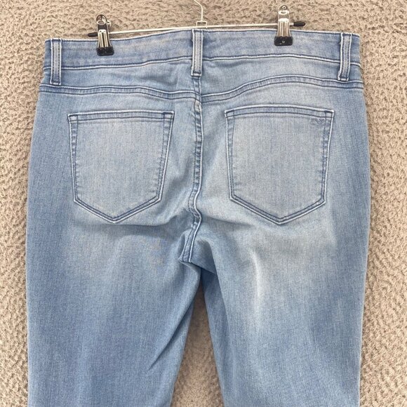 Vineyard Vines Jeans Womens 10 Blue Light Stone Wash Denim Skinny Stretch Casual - Picture 4 of 11